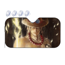 Load image into Gallery viewer, Portgas D. Ace Car Sunshade
