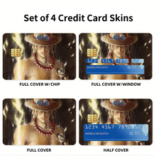 Load image into Gallery viewer, Portgas D. Ace Credit Card Skins (4-in-1 Pack)
