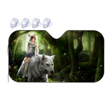 Load image into Gallery viewer, Princess Mononoke  Car Sunshade
