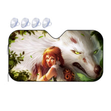Load image into Gallery viewer, Princess Mononoke  Car Sunshade
