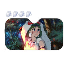 Load image into Gallery viewer, Princess Mononoke  Car Sunshade
