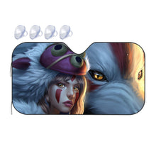 Load image into Gallery viewer, Princess Mononoke  Car Sunshade
