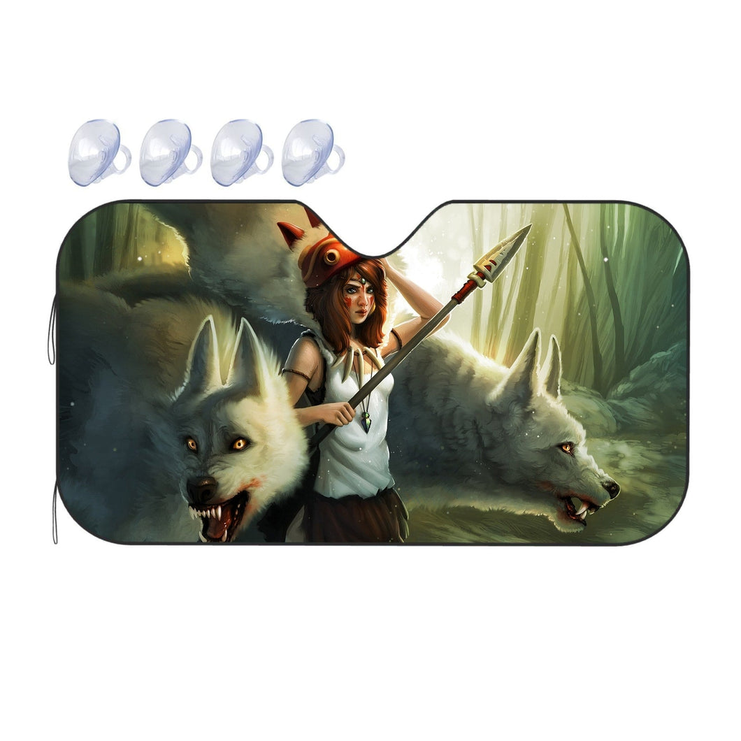Princess Mononoke  Car Sunshade