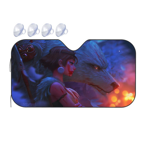 Princess Mononoke Car Sunshades