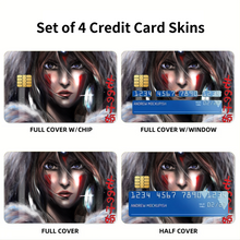 Load image into Gallery viewer, Princess Mononoke  Credit Card Skins (4-in-1 Pack)
