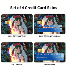 Load image into Gallery viewer, Princess Mononoke  Credit Card Skins (4-in-1 Pack)

