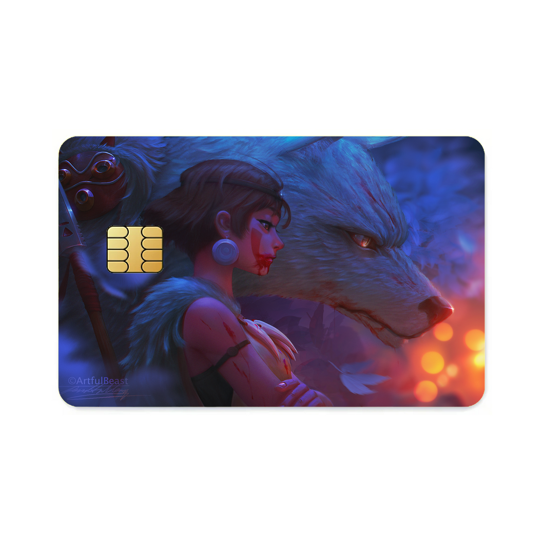 Princess Mononoke  Credit Card Skins (4-in-1 Pack)