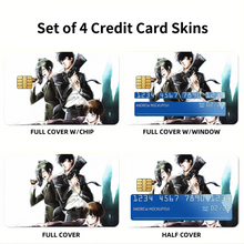 Load image into Gallery viewer, Psycho-Pass Akane Tsunemori, Nobuchika Ginoza  Credit Card Skins (4-in-1 Pack)
