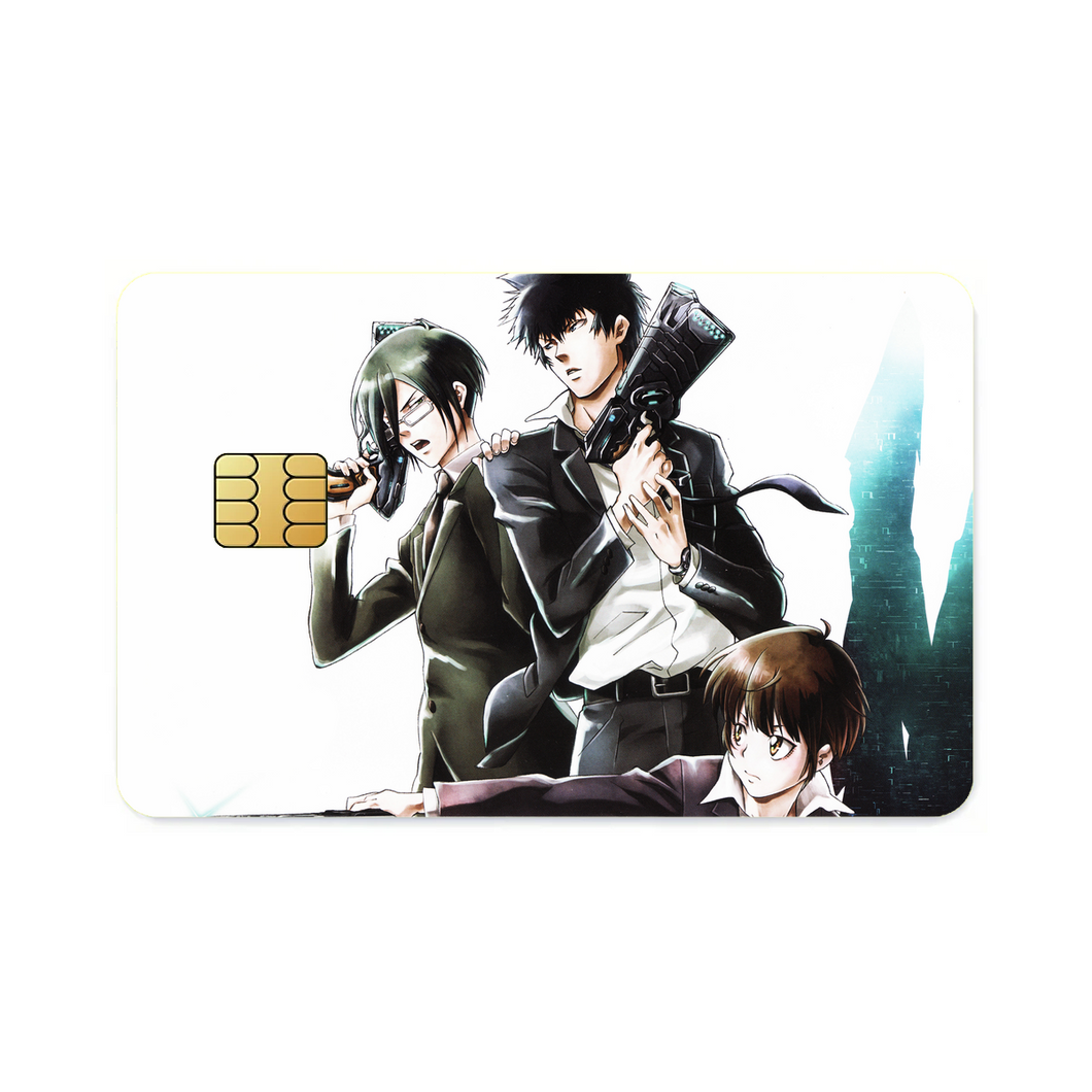 Psycho-Pass Akane Tsunemori, Nobuchika Ginoza  Credit Card Skins (4-in-1 Pack)