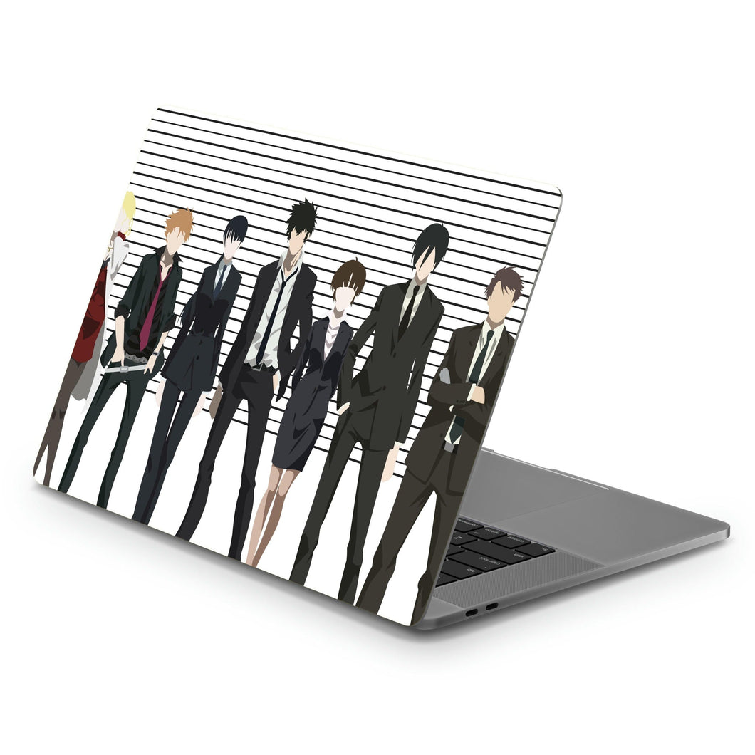 Psycho-Pass Akane Tsunemori, Nobuchika Ginoza, Shuusei Kagari, Tomomi Masaoka, Shion Karanomori  Macbook Skin