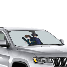 Load image into Gallery viewer, Psycho-Pass Inspecter and a villain Car Sunshade

