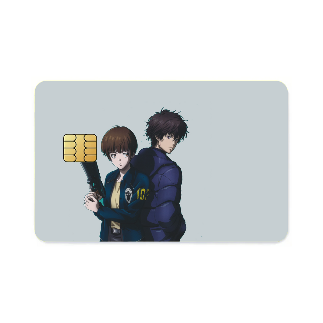 Psycho-Pass Inspecter and a villain Credit Card Skins (4-in-1 Pack)