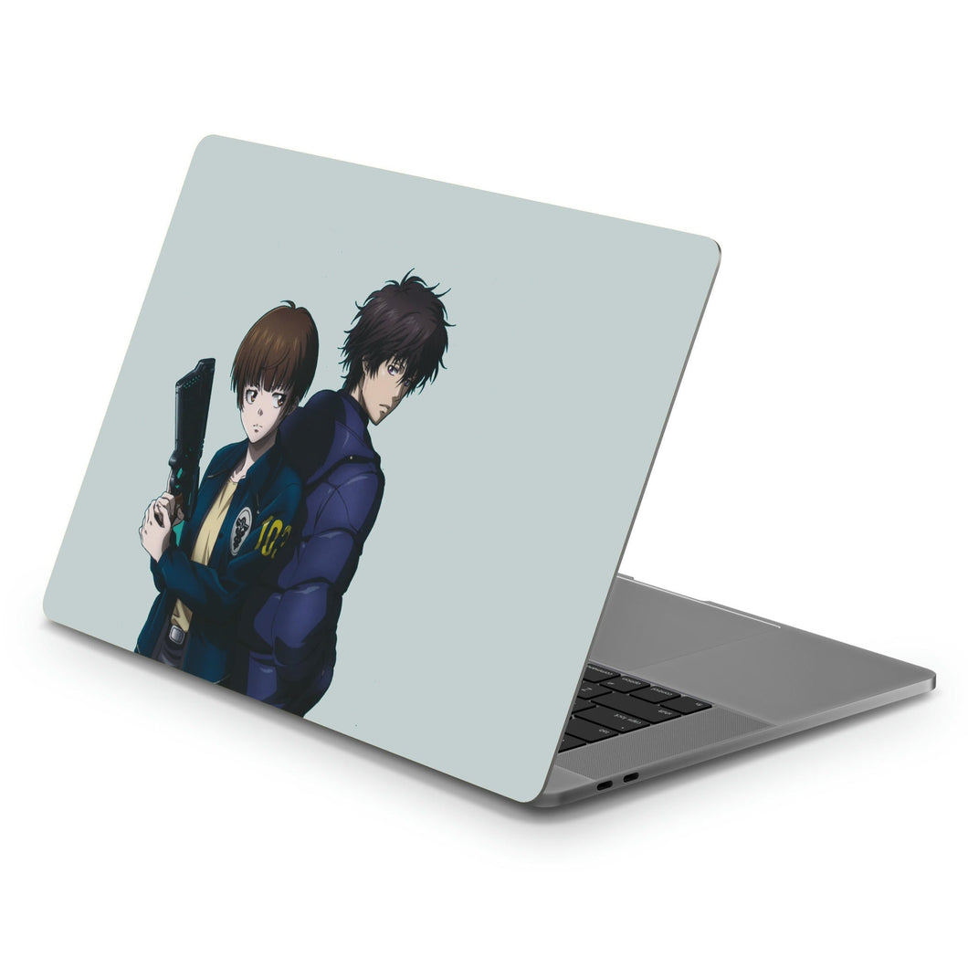 Psycho-Pass Inspecter and a villain Macbook Skin