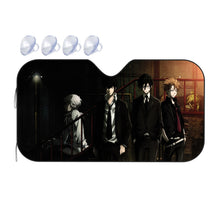 Load image into Gallery viewer, Psycho-Pass Inspecters and a villain  Car Sunshade
