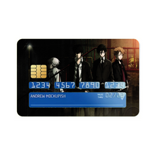 Load image into Gallery viewer, Psycho-Pass Inspecters and a villain  Credit Card Skins (4-in-1 Pack)
