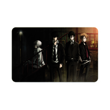 Load image into Gallery viewer, Psycho-Pass Inspecters and a villain  Credit Card Skins (4-in-1 Pack)
