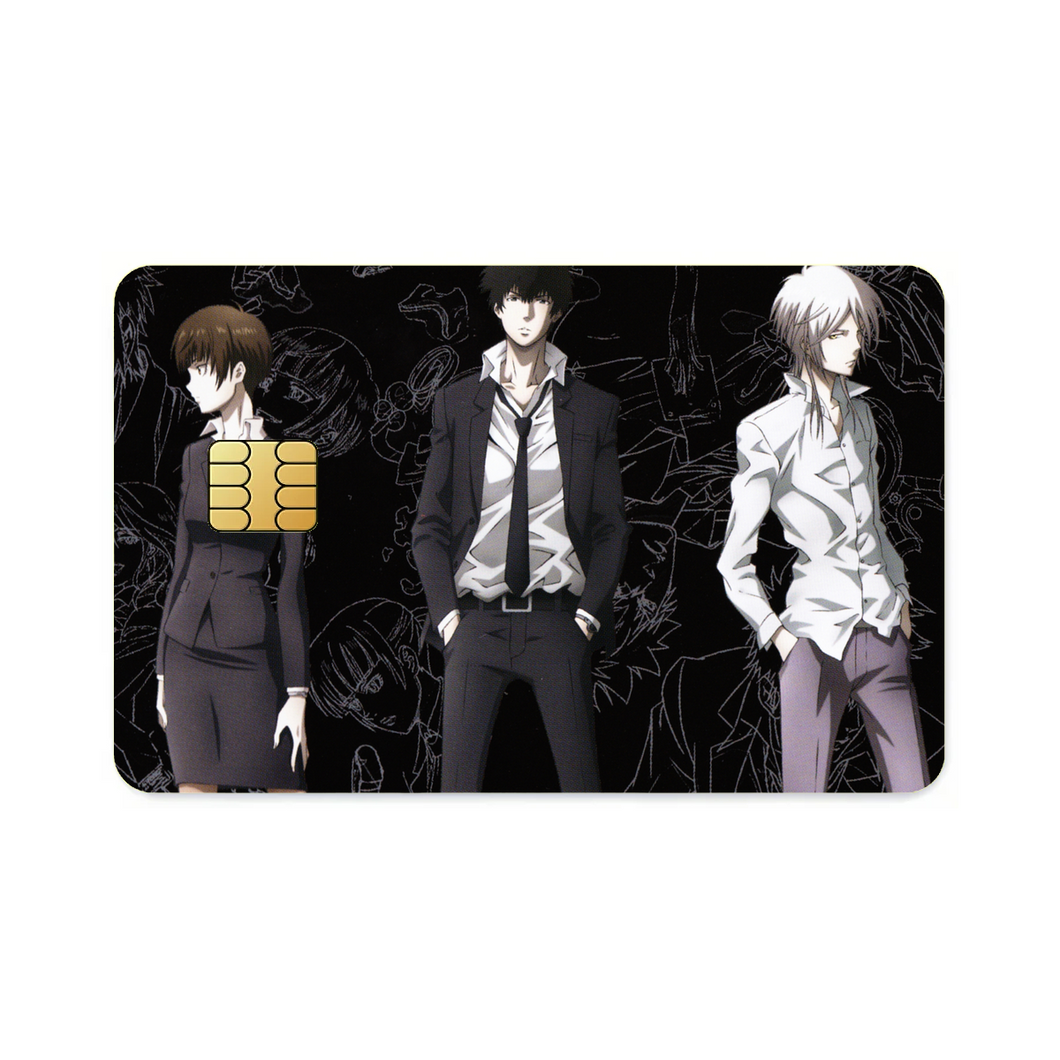 Psycho-Pass Inspecters And the villain Credit Card Skins (4-in-1 Pack)
