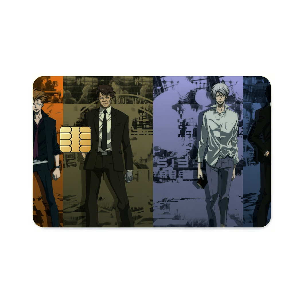 Psycho-Pass Inspecters Credit Card Skins (4-in-1 Pack)
