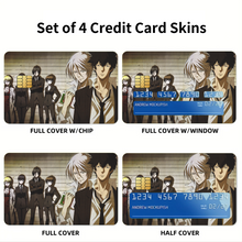 Load image into Gallery viewer, Psycho-Pass Inspecters With the villain Credit Card Skins (4-in-1 Pack)

