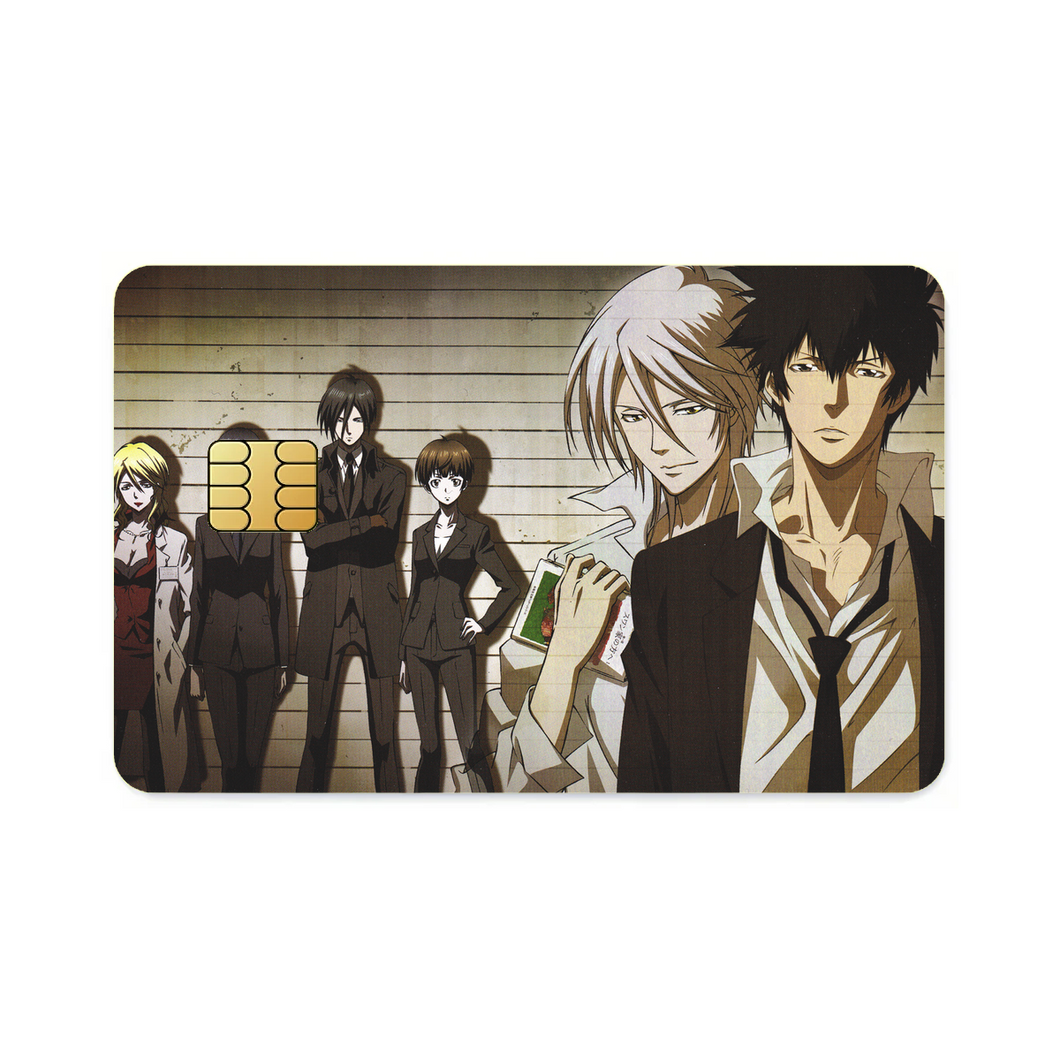 Psycho-Pass Inspecters With the villain Credit Card Skins (4-in-1 Pack)
