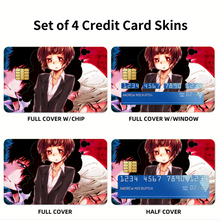 Load image into Gallery viewer, Psycho- Pass Main Members  Credit Card Skins (4-in-1 Pack)
