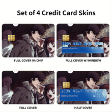 Load image into Gallery viewer, Psycho- Pass Main Members  Credit Card Skins (4-in-1 Pack)
