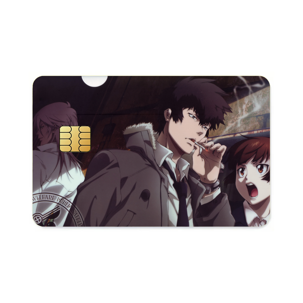 Psycho- Pass Main Members  Credit Card Skins (4-in-1 Pack)