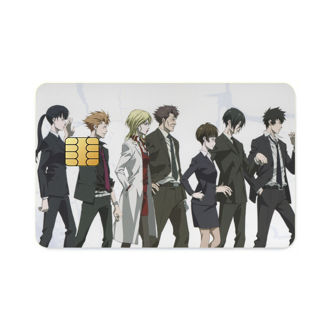 Psycho- Pass Main Members Credit Card Skins (4-in-1 Pack)