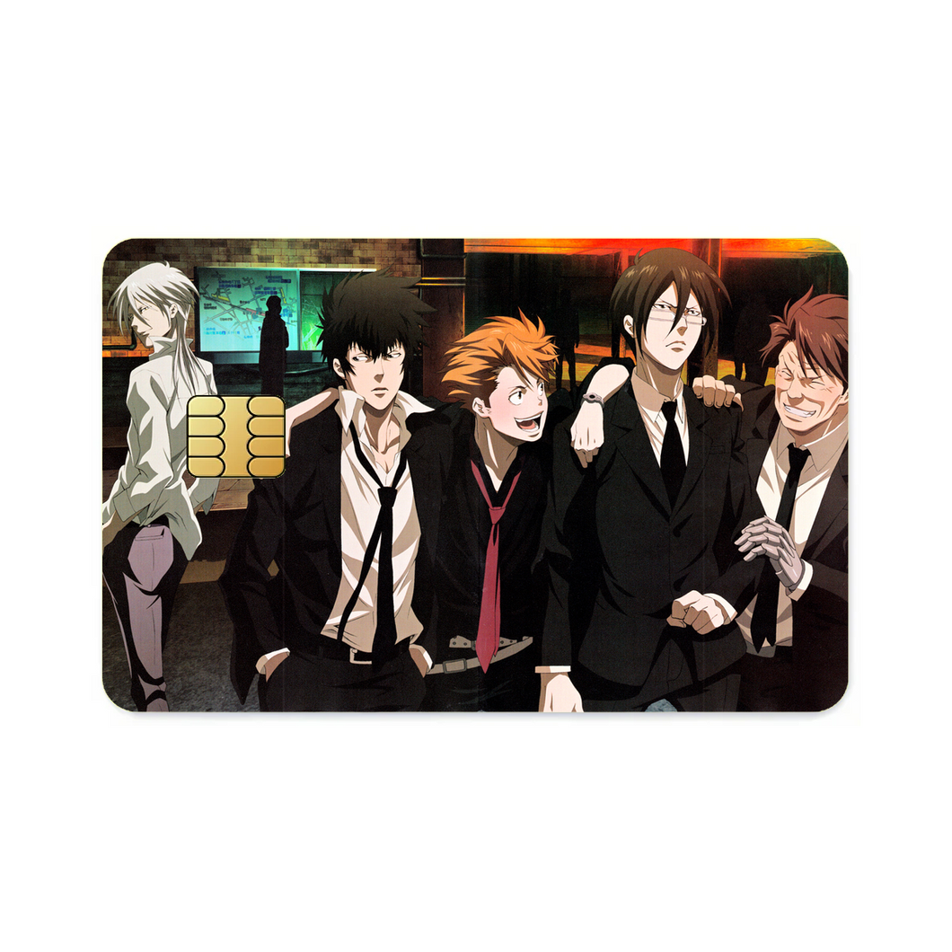 Psycho- Pass Main Members Credit Card Skins (4-in-1 Pack)