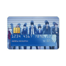 Load image into Gallery viewer, Psycho- Pass Main Members  Credit Card Skins (4-in-1 Pack)
