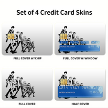 Load image into Gallery viewer, Psycho- Pass Main Members walking vector Credit Card Skins (4-in-1 Pack)
