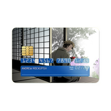 Load image into Gallery viewer, Psycho-Pass Tomomi Masaoka  Credit Card Skins (4-in-1 Pack)
