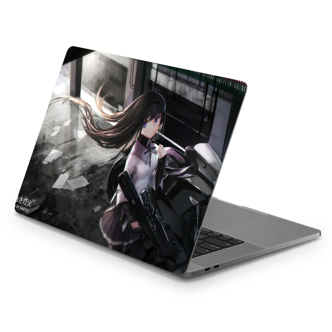 Puella Magi Madoka Magica Homura Akemi  Macbook Skin