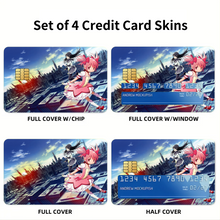 Load image into Gallery viewer, Puella Magi Madoka Magica Homura Akemi, Madoka Kaname  Credit Card Skins (4-in-1 Pack)
