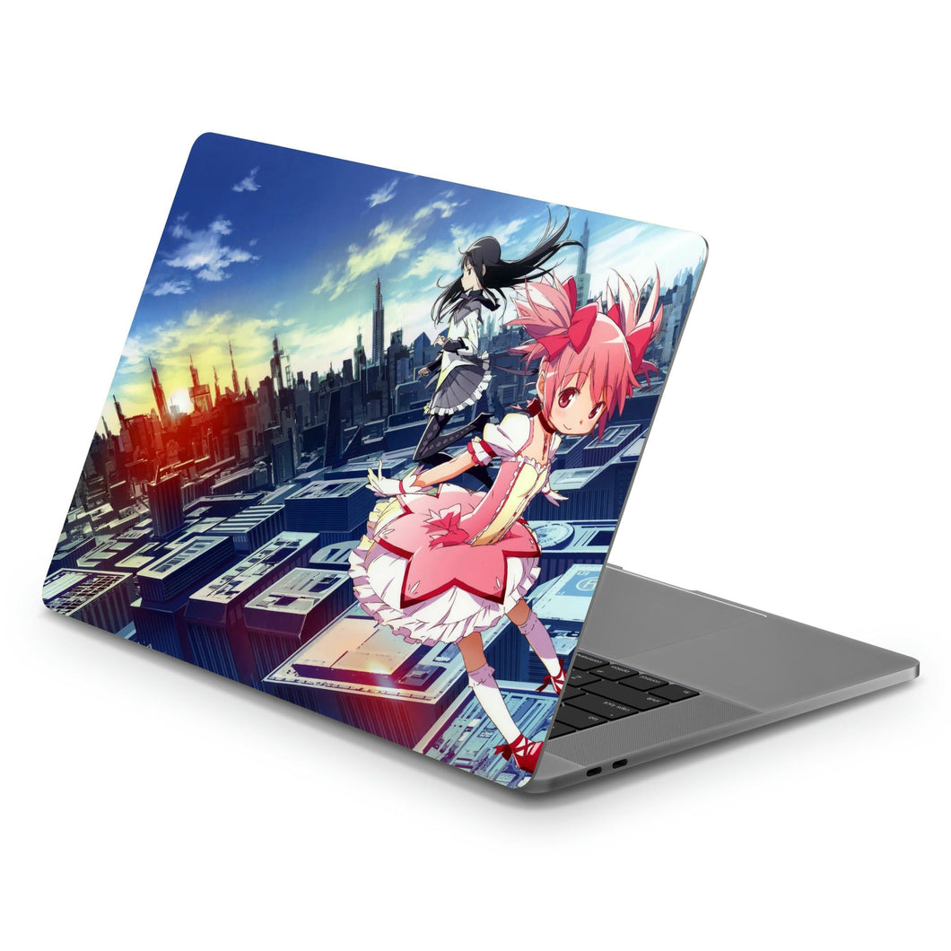 Puella Magi Madoka Magica Homura Akemi, Madoka Kaname  Macbook Skin