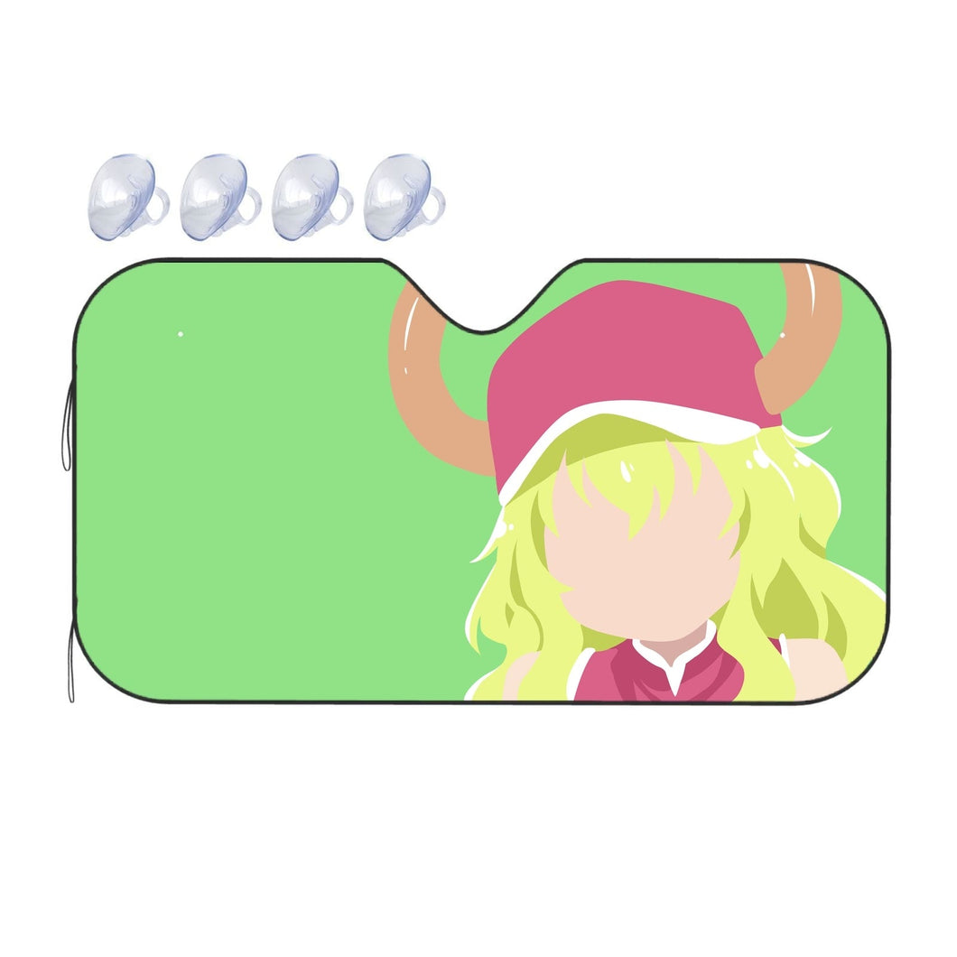 ‎Quetzalcoatl - Maid Dragon Minimalist V1  Car Sunshade