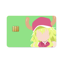 Load image into Gallery viewer, ‎Quetzalcoatl - Maid Dragon Minimalist V1  Credit Card Skins (4-in-1 Pack)
