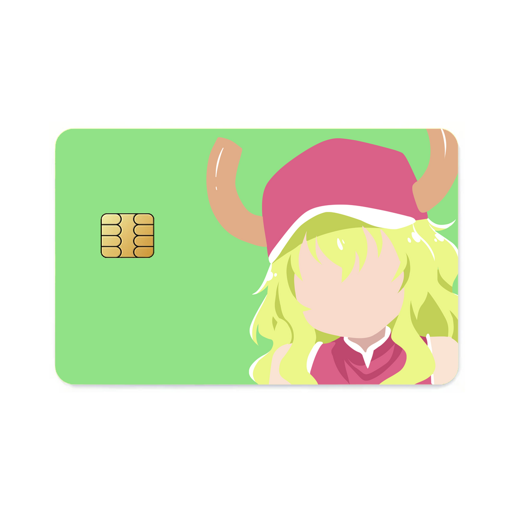 ‎Quetzalcoatl - Maid Dragon Minimalist V1  Credit Card Skins (4-in-1 Pack)