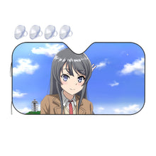 Load image into Gallery viewer, Rascal Does Not Dream of Bunny Girl Senpai  Car Sunshade
