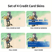 Load image into Gallery viewer, Rascal Does Not Dream Of Bunny Girl Senpai  Credit Card Skins (4-in-1 Pack)

