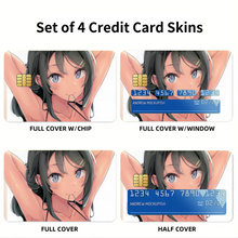Load image into Gallery viewer, Rascal Does Not Dream Of Bunny Girl Senpai  Credit Card Skins (4-in-1 Pack)
