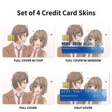 Load image into Gallery viewer, Rascal Does Not Dream of Bunny Girl Senpai  Credit Card Skins (4-in-1 Pack)
