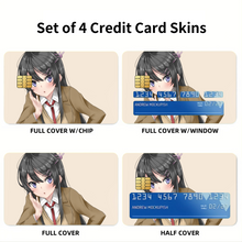 Load image into Gallery viewer, Rascal Does Not Dream Of Bunny Girl Senpai  Credit Card Skins (4-in-1 Pack)
