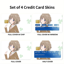Load image into Gallery viewer, Rascal Does Not Dream Of Bunny Girl Senpai  Credit Card Skins (4-in-1 Pack)
