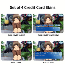 Load image into Gallery viewer, Rascal Does Not Dream Of Bunny Girl Senpai  Credit Card Skins (4-in-1 Pack)

