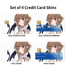 Load image into Gallery viewer, Rascal Does Not Dream of Bunny Girl Senpai  Credit Card Skins (4-in-1 Pack)
