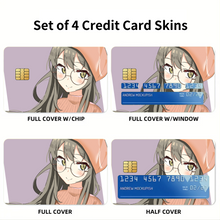 Load image into Gallery viewer, Rascal Does Not Dream Of Bunny Girl Senpai  Credit Card Skins (4-in-1 Pack)
