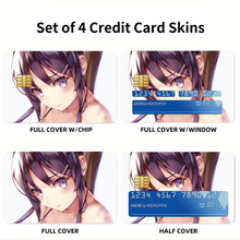 Load image into Gallery viewer, Rascal Does Not Dream Of Bunny Girl Senpai  Credit Card Skins (4-in-1 Pack)
