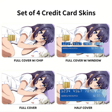Load image into Gallery viewer, Rascal Does Not Dream Of Bunny Girl Senpai  Credit Card Skins (4-in-1 Pack)
