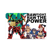 Load image into Gallery viewer, Raw Raw Fight The Power  Credit Card Skins (4-in-1 Pack)

